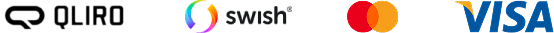 Klarna, Swish, Mastercard, Visa